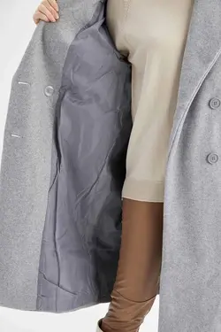 خرید پالتو بلند زنانه دفکتو کد 200593 | بانی استایل