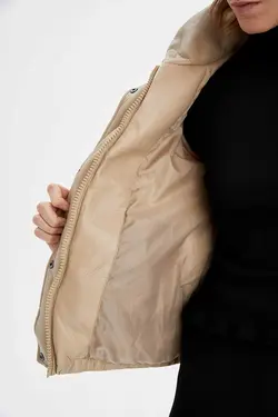 خرید کاپشن چرم زنانه دفکتو کد 200595 | بانی استایل