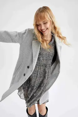 خرید پالتو زنانه دفکتو کد 200620 | بانی استایل