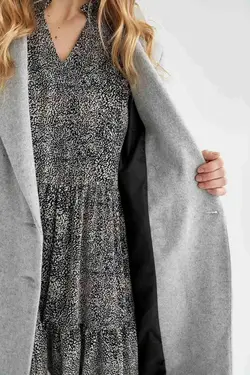 خرید پالتو زنانه دفکتو کد 200620 | بانی استایل