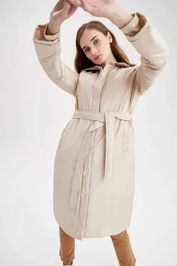 خرید کاپشن بلند زنانه دفکتو کد 200597 | بانی استایل