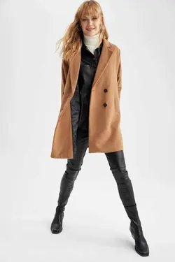 خرید پالتو زنانه دفکتو کد 200614 | بانی استایل