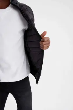 خرید کاپشن یقه ایستاده مردانه دفکتو کد 199217 | بانی استایل