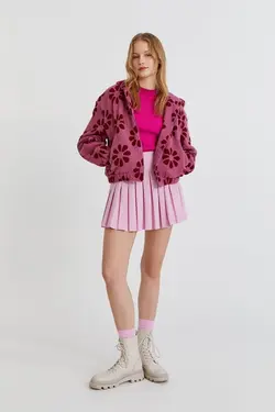 خرید کاپشن پشمی زنانه پول اند بیر کد 197238 | بانی استایل