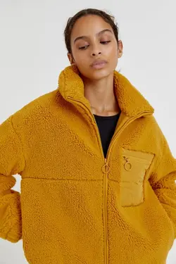 خرید کاپشن پشمی زنانه پول اند بیر کد 197218 | بانی استایل