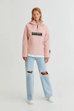 خرید کاپشن جلو بسته زنانه پول اند بیر کد 196562 | بانی استایل