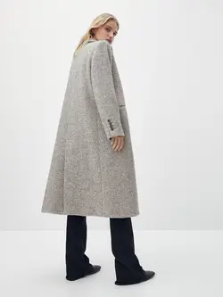 خرید پالتو بلند پشمی زنانه ماسیمو دوتی کد 191916 | بانی استایل