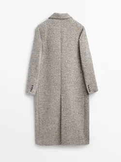 خرید پالتو بلند پشمی زنانه ماسیمو دوتی کد 191916 | بانی استایل