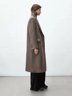 خرید پالتو بلند پشمی زنانه ماسیمو دوتی کد 191915 | بانی استایل