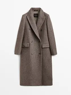 خرید پالتو بلند پشمی زنانه ماسیمو دوتی کد 191915 | بانی استایل