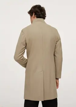 خرید پالتو پشمی مردانه منگو کد 188601 | بانی استایل