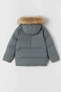 خرید کاپشن پر پسرانه زارا کد 183734 | بانی استایل