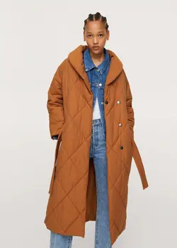 خرید کاپشن بلند زنانه منگو کد 182070 | بانی استایل