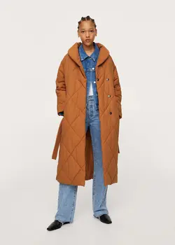 خرید کاپشن بلند زنانه منگو کد 182070 | بانی استایل