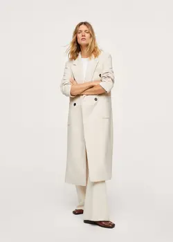 خرید پالتو بلند زنانه منگو کد 181581 | بانی استایل