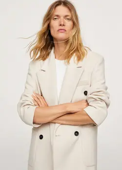 خرید پالتو بلند زنانه منگو کد 181581 | بانی استایل