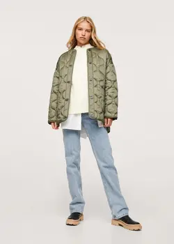 خرید کاپشن ساتن زنانه منگو کد 181598 | بانی استایل