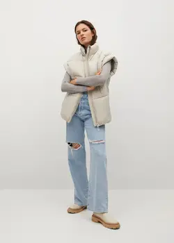 خرید جلیقه زنانه منگو کد 181428 | بانی استایل