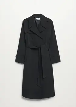 خرید بارانی زنانه منگو کد 181524 | بانی استایل