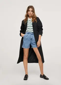 خرید بارانی زنانه منگو کد 181524 | بانی استایل