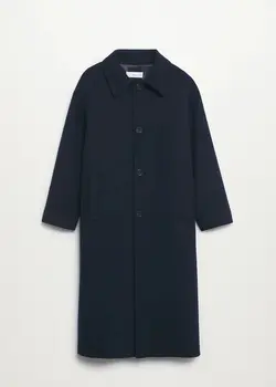 خرید پالتو پشمی زنانه منگو کد 181516 | بانی استایل