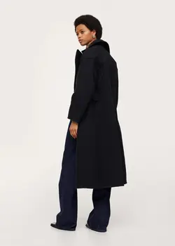 خرید پالتو پشمی زنانه منگو کد 181510 | بانی استایل