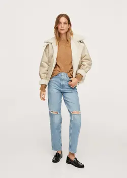 خرید کاپشن زنانه منگو کد 181473 | بانی استایل