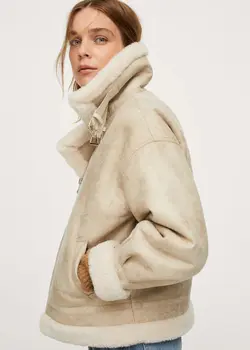 خرید کاپشن زنانه منگو کد 181473 | بانی استایل