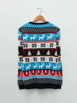 خرید پلیور کریسمس مردانه ال سی وایکیکی کد 180153 | بانی استایل