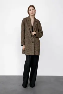 خرید پالتو نخی زنانه زارا کد 179042 | بانی استایل