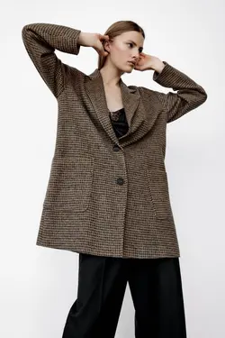 خرید پالتو نخی زنانه زارا کد 179042 | بانی استایل