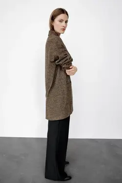 خرید پالتو نخی زنانه زارا کد 179042 | بانی استایل