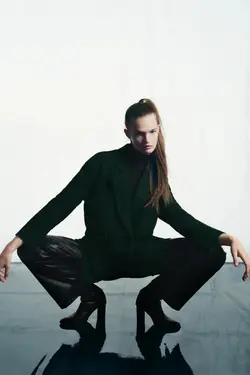 خرید پالتو پشمی زنانه زارا کد 179060 | بانی استایل