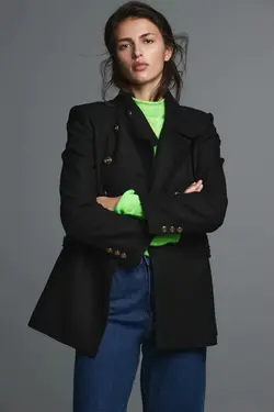 خرید پالتو پشمی زنانه زارا کد 178569 | بانی استایل