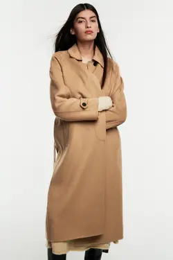 خرید پالتو پشمی زنانه زارا کد 178561 | بانی استایل