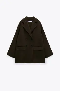 خرید پالتو پشمی زنانه زارا کد 178566 | بانی استایل