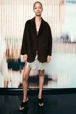 خرید پالتو پشمی زنانه زارا کد 178566 | بانی استایل