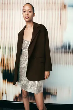 خرید پالتو پشمی زنانه زارا کد 178566 | بانی استایل