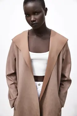 خرید پالتو زنانه زارا کد 178555 | بانی استایل