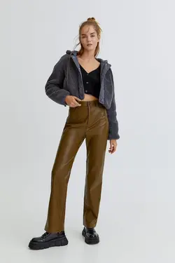 خرید کاپشن پشمی زنانه پول اند بیر کد 196595 | بانی استایل