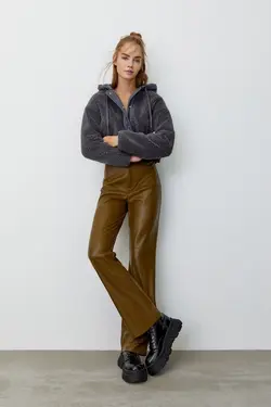 خرید کاپشن پشمی زنانه پول اند بیر کد 196595 | بانی استایل