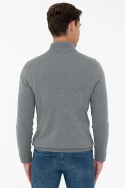 خرید ژاکت زیپ دار مردانه یو اس پولو کد 175174 | بانی استایل