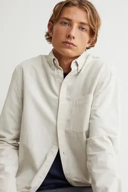 خرید پیراهن مخمل مردانه اچ اند ام کد 162282 | بانی استایل