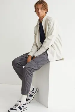 خرید پیراهن مخمل مردانه اچ اند ام کد 162282 | بانی استایل