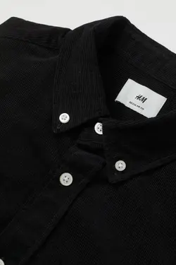 خرید پیراهن مخمل مردانه اچ اند ام کد 162281 | بانی استایل