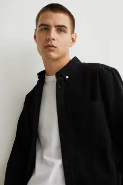 خرید پیراهن مخمل مردانه اچ اند ام کد 162281 | بانی استایل