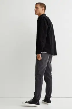 خرید پیراهن مخمل مردانه اچ اند ام کد 162281 | بانی استایل