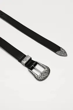 خرید کمربند چرم مردانه زارا کد 158127 | بانی استایل