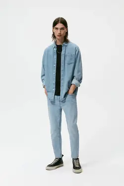 خرید شلوار جین مردانه زارا کد 156113 | بانی استایل