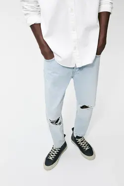 خرید شلوار جین مردانه زارا کد 156005 | بانی استایل